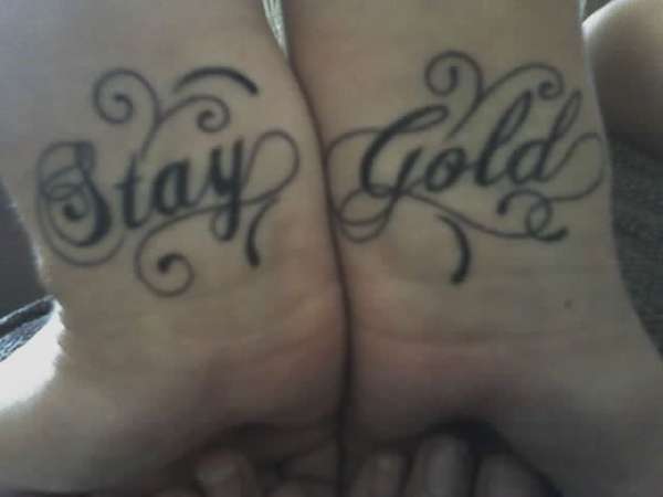stay gold ponyboy tattoo