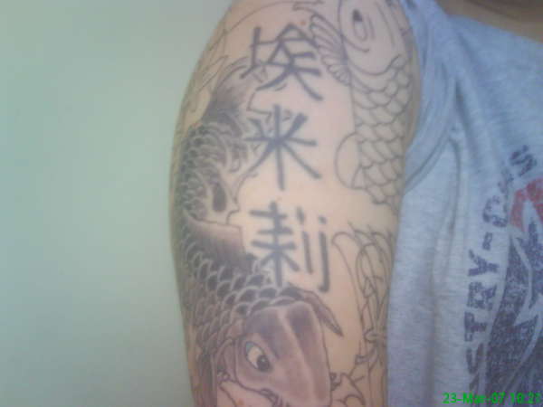 TAVS Jap Koi Sleeve - 4 hours tattoo