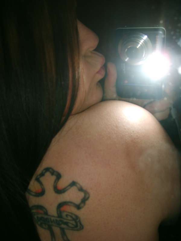 Cross. tattoo
