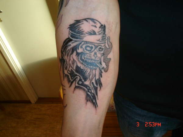 Skull tattoo