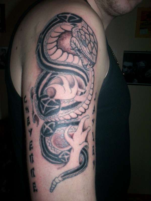 jap snake tattoo
