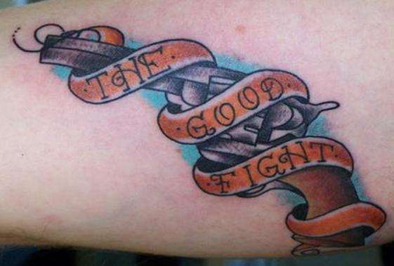 the good fight tattoo