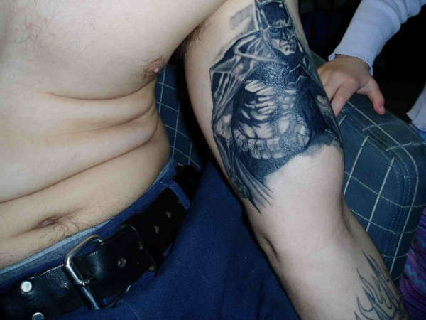 BATMAN 1 OF 2 tattoo