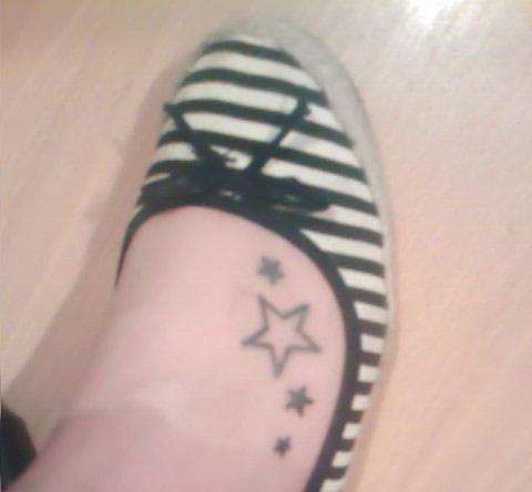 Foot Tattoo Starss tattoo