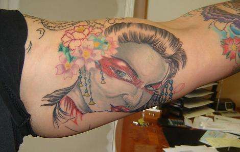 Geisha tattoo