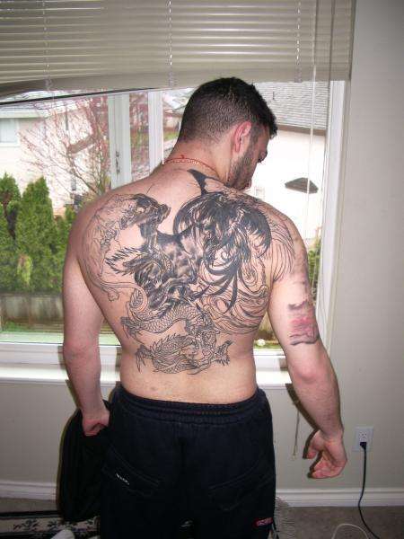 Unfinishd Backpiece tattoo