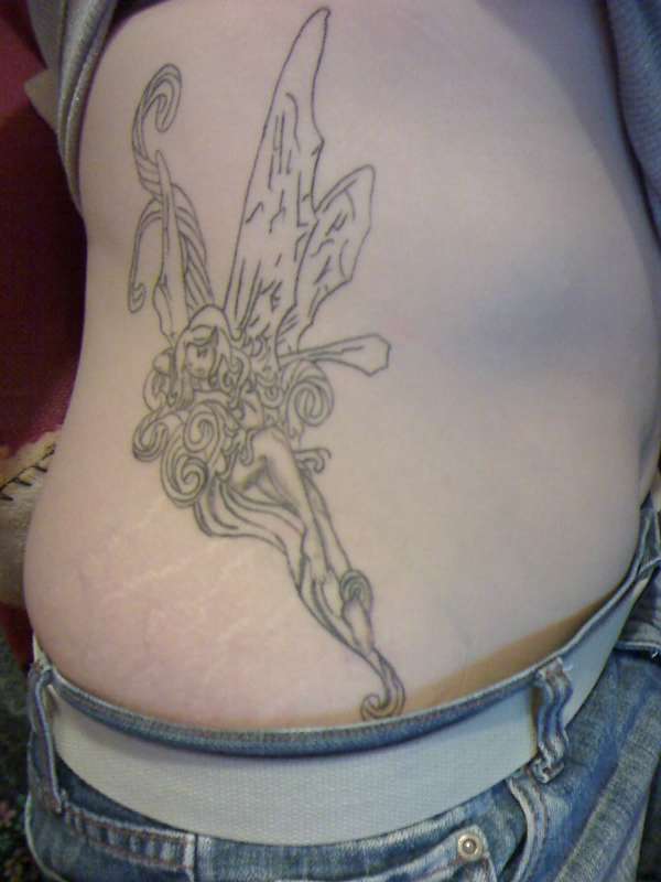 Unfinished Fairy tattoo