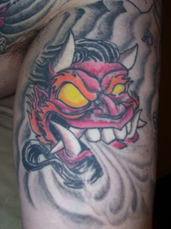 Japanese Demon tattoo