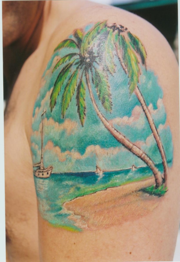 The beach tattoo