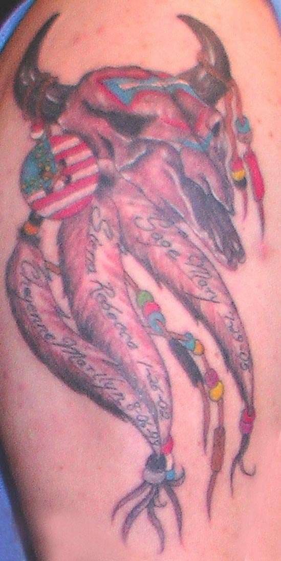 Western Tribute tattoo