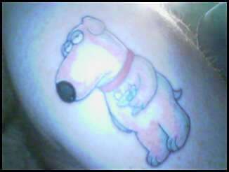 Brian from family guy tattoo