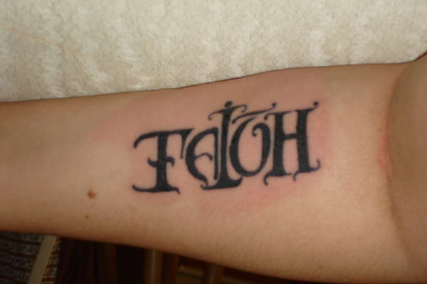 faith/hope tattoo