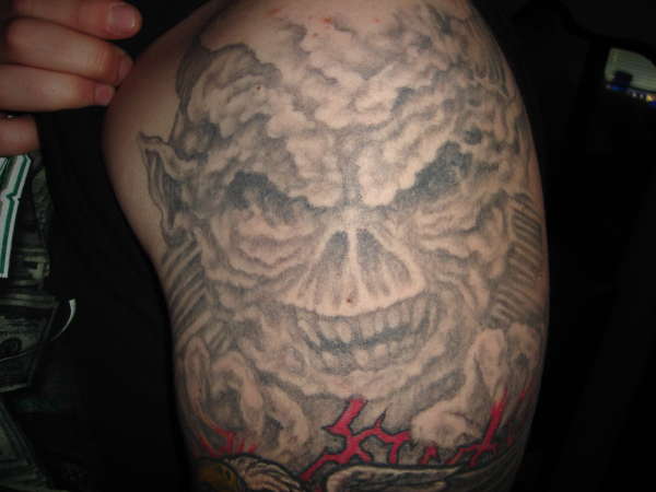 Evil Cloud tattoo