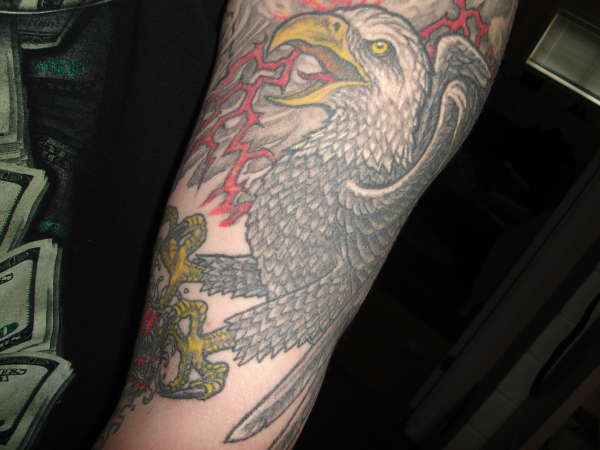 Front of Eagle tattoo