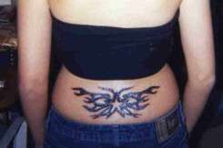Lower Back Tat tattoo