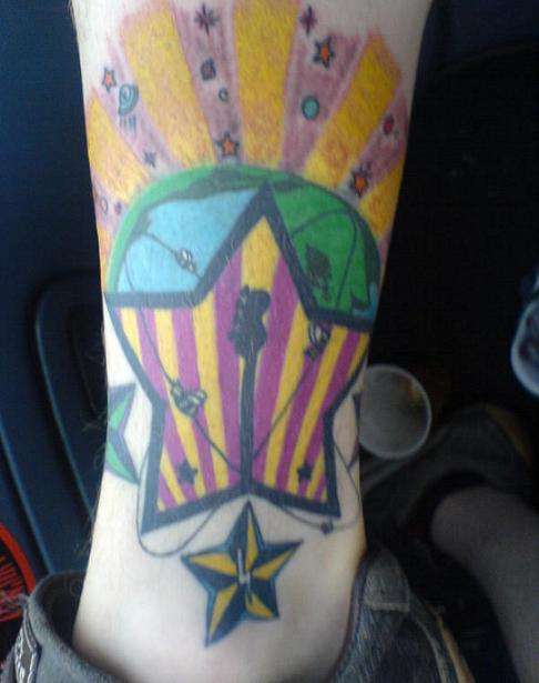 Start of Ankle Tat tattoo