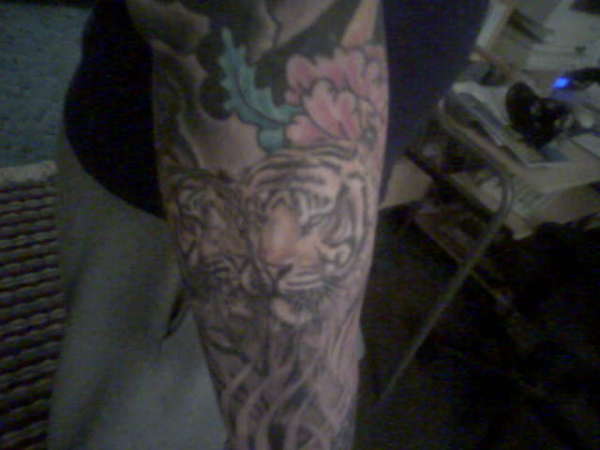 Two Tigers tattoo