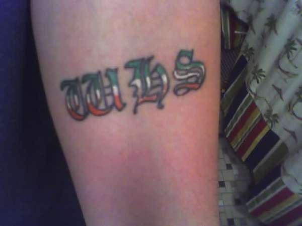 grandpas initials tattoo