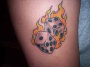 DICE tattoo