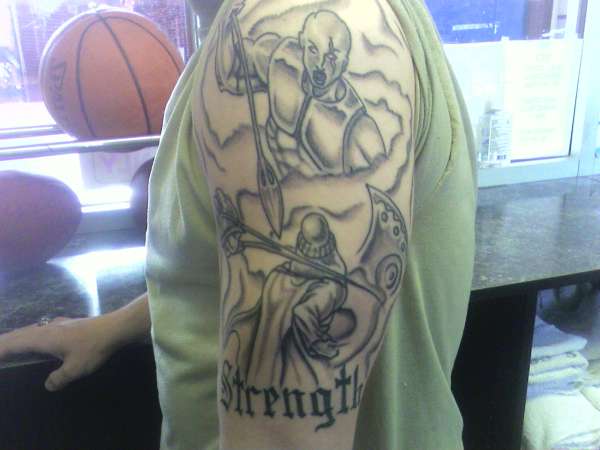Strength tattoo