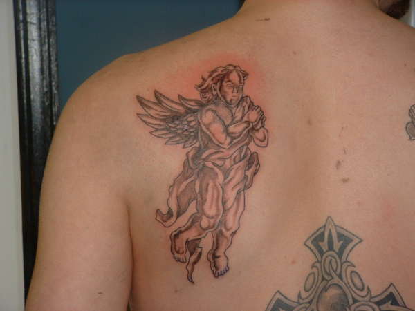 angel tattoo