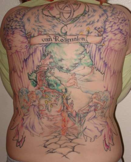 Back Piece tattoo