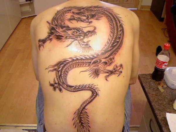 dragon by scott hansler tattoo