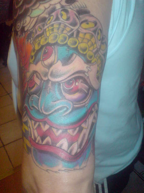 steves mask by scott hansler tattoo