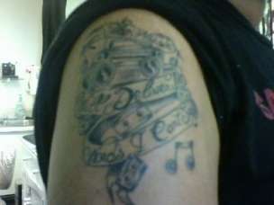 the music will deliver the words i cant say tattoo