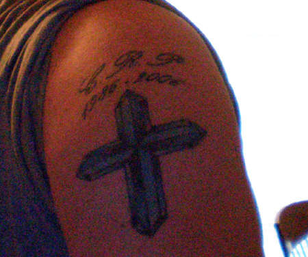 Nautical Cross tattoo