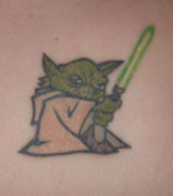Star Wars Clone Wars Yoda tattoo