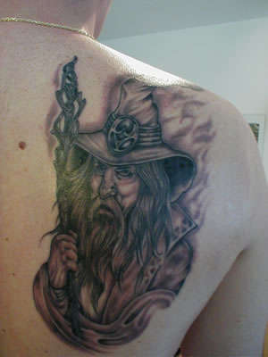 The Evil Wizard! tattoo