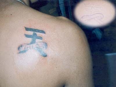 a lettering tattoo tattoo