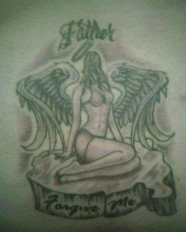 angel tattoo