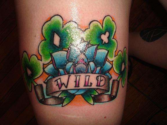"Wild Irish Rose" tattoo