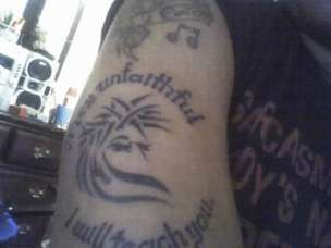 hey unfaithful tattoo