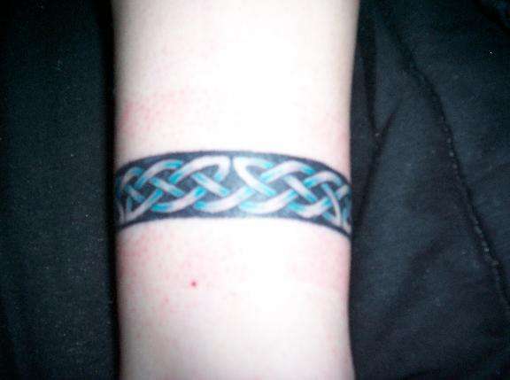 celtic band ring tattoo