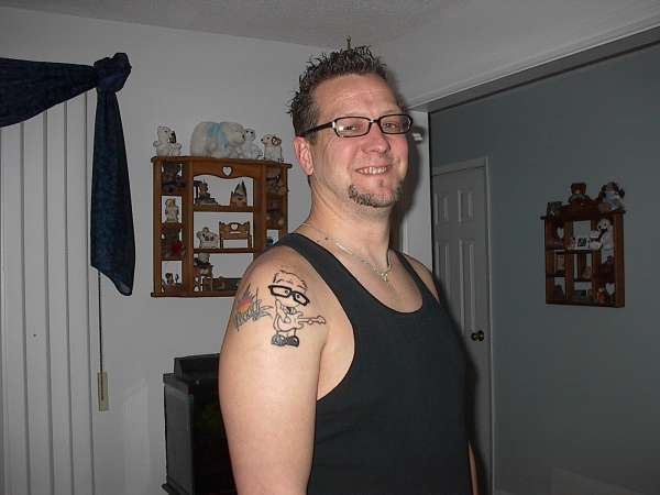 Guitar guy and leaf tattoos tattoo