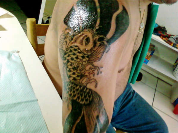 Koi/Cover up tattoo