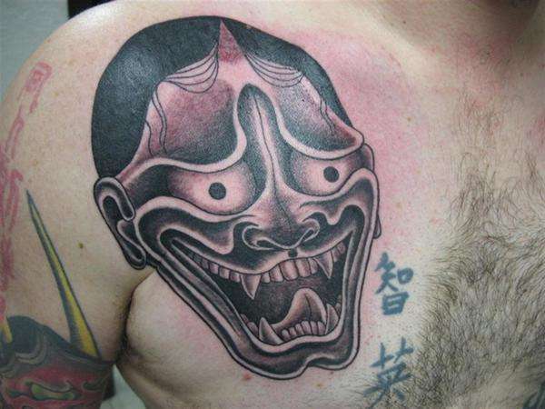 mask tattoo