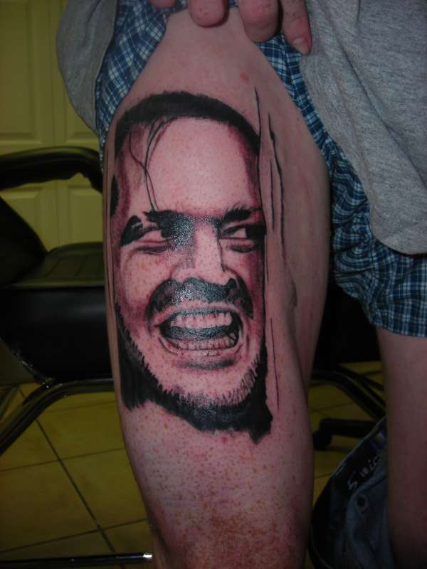 Here's Johnny!! tattoo