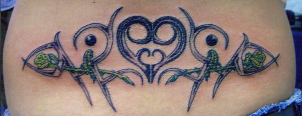 Lower Back Piece tattoo