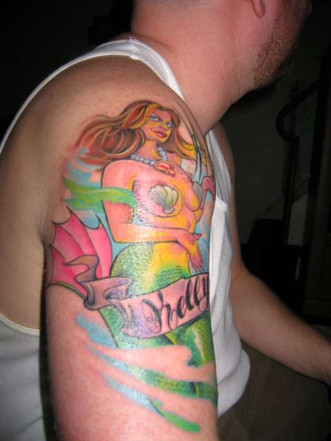 Mermaid tattoo