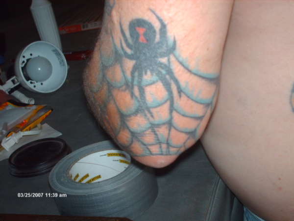 SPIDER WEB tattoo