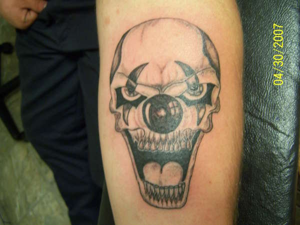Crazy Clown tattoo