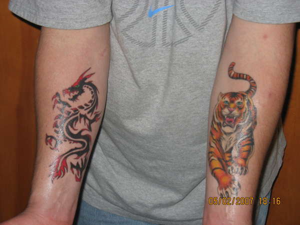 Exit the Tiger enter the Dragon tattoo