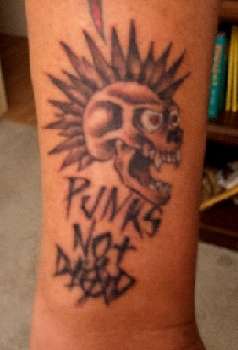 Punk Skull tattoo