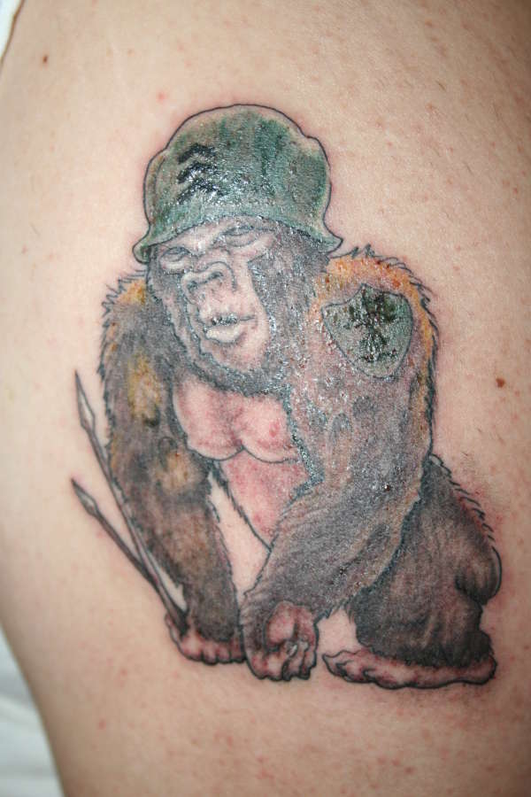 SGT Silverback tattoo