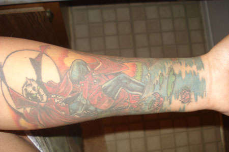 spawn forearm(not finished) tattoo
