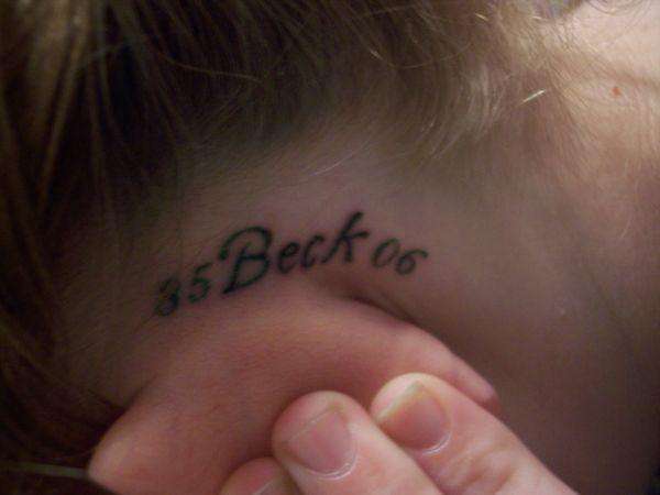 BECK - STEVIE'S tattoo